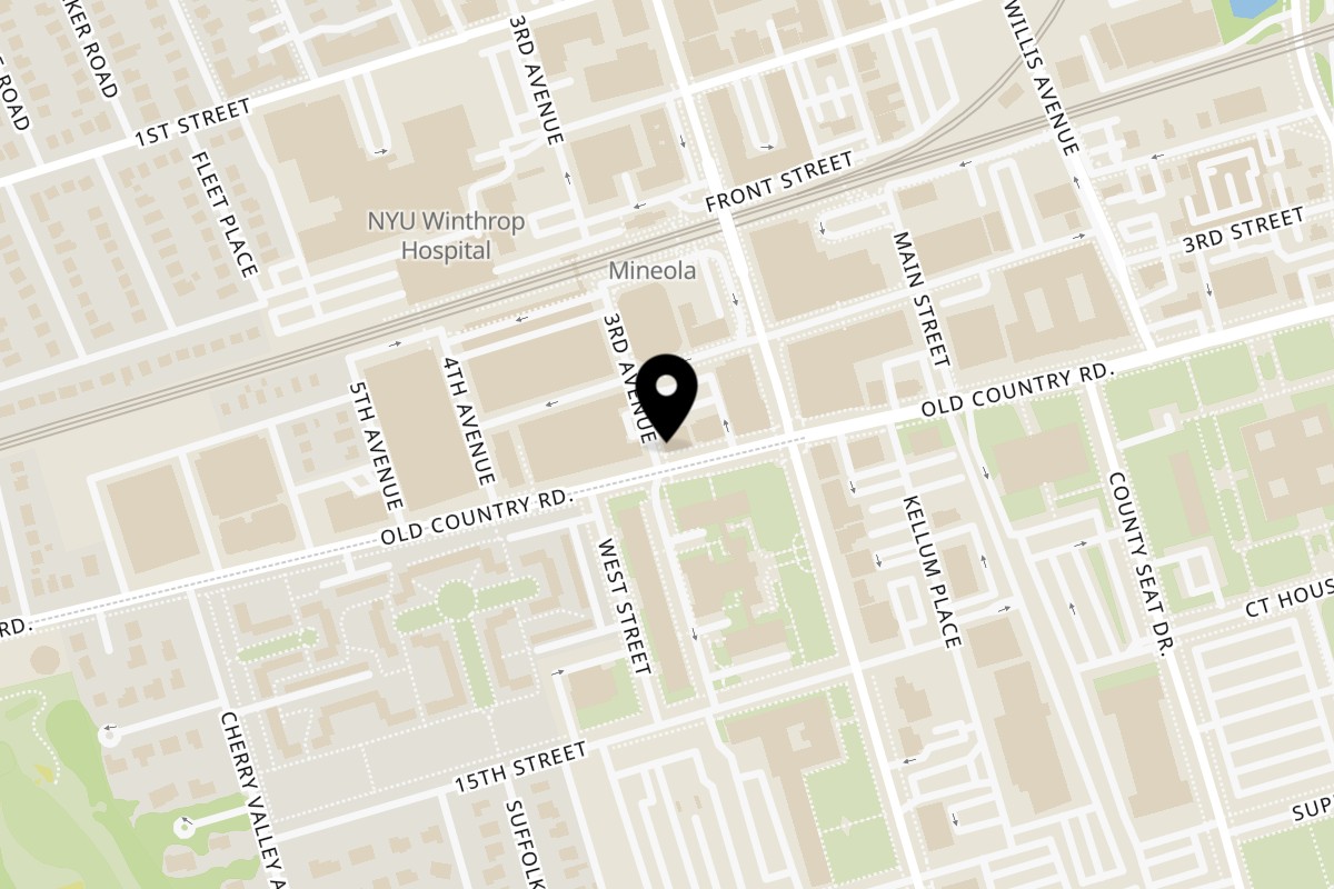 Map showing the location of El Sol GL Mineola on 234 Old Country Rd in Mineola